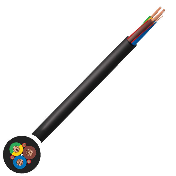 H05BZ5-F H07BZ5-F EV Connection Cable 300/500V 450/750V with Class 5 Flexible Stranded Copper and PUR-HF Sheath for Car Charging Piles