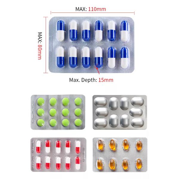 Automatic Tablet Capsule Blister Packing Machine For Pharmaceuticals