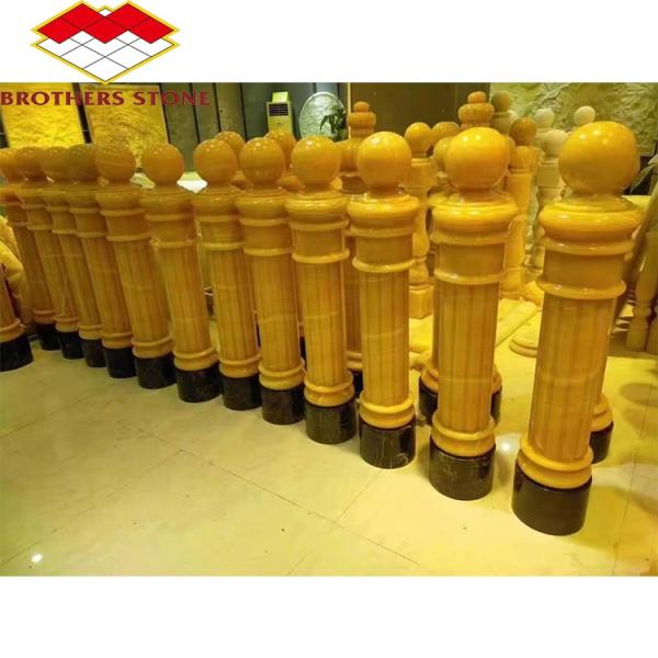 FOB/CNF Delivery Terms White Marble Handrail Porch Balcony Railing Balustrade for Villa