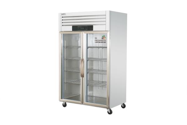 220V Double Door Fridge Freezer Commercial 1.2m Double Temperature