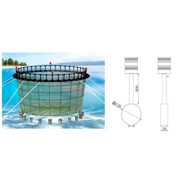 Фонарик голубой фермы аквакультуры 3nm солнечный морской сдержанный