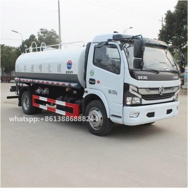 White 7000-9000 Liters Water tank Truck  Spraying  Truck 	water Bowser Truck