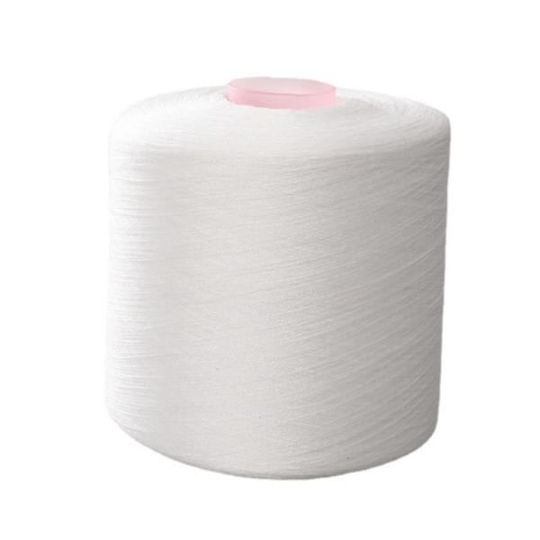 High Tenacity 100% Polyester Plastic Cone Yarn 40/2 Dyed 100% Polyester Ring Spun Yarn