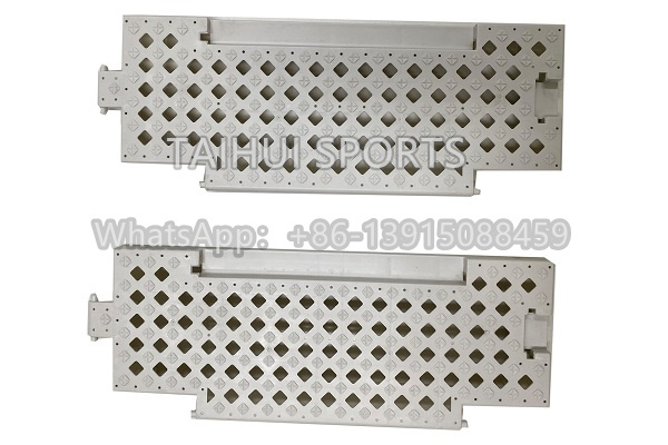 Split Type Interlocking Ceinture synthétique Pad de choc Cour de basket-ball Tennis de table Plancher 333.4mm Hauteur 17mm Pour les sports de stade