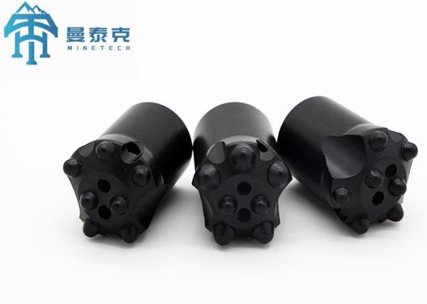 34mm 7 Degree Tapered Button Bit with Zinc-Coated Inside and Ballistic Button Shape for Hard Rock Drilling