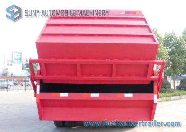 Diesel Q235 HOWO 6x4 3 Axle Garbage Trucks 7000kg / 18000kg Load