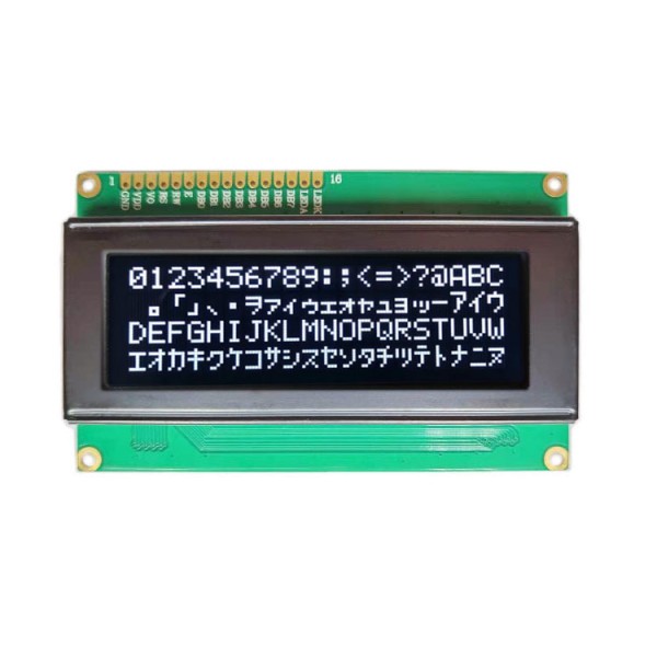 15 years factory price Rohs custom monochrome 20 4 20x4 character LCD 2004 lcd display module