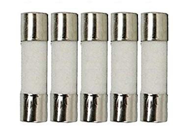 5.2x20mm Fast Acting Ceramic Tube Fuse 250VAC 3A With Alloy Element Nickel Plated Brass Cap For Big Current Application