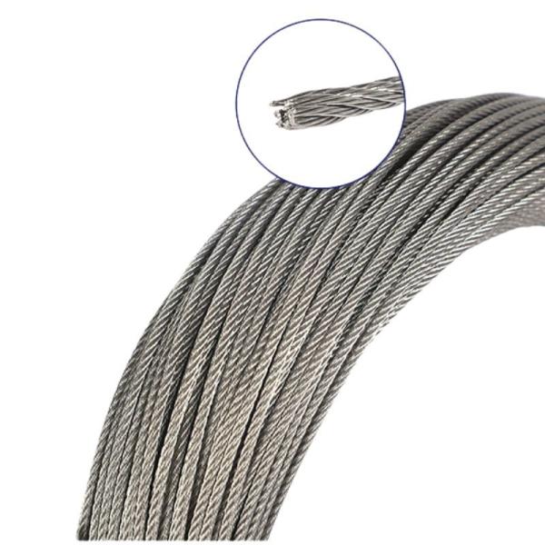 Compliant With API Drilling Galvanized 6X19 + FC Line Contact Sand Line Steel Wire Rope