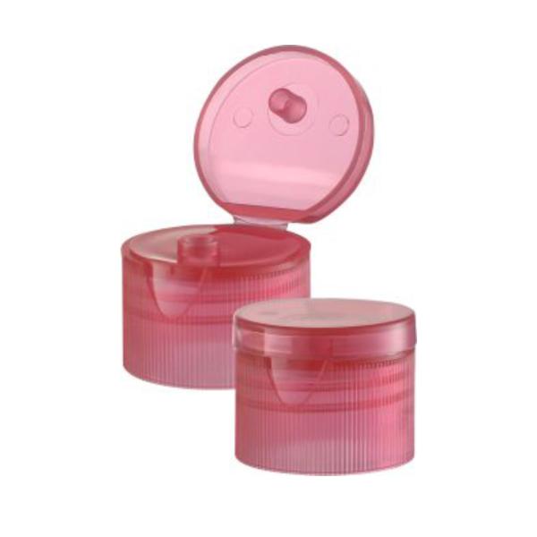 Capa de plástico 24/410 28/400 28/410 Flip Top Cap para capa de garrafa de shampoo personalizada colorida
