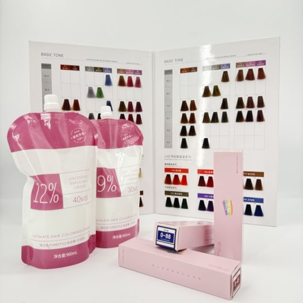 Purestyle Professional Salon Hair Color 100ml Natural Permanent Mild Formula Customizable Private Label