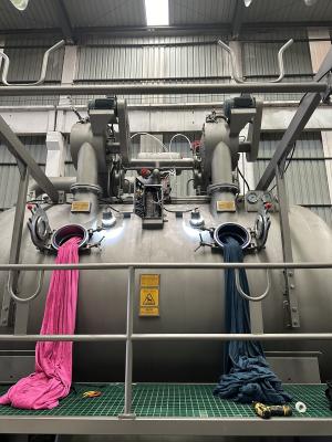 Machine de teinture à flux d'air personnalisée, respectueuse de l'environnement et à haut rendement de production