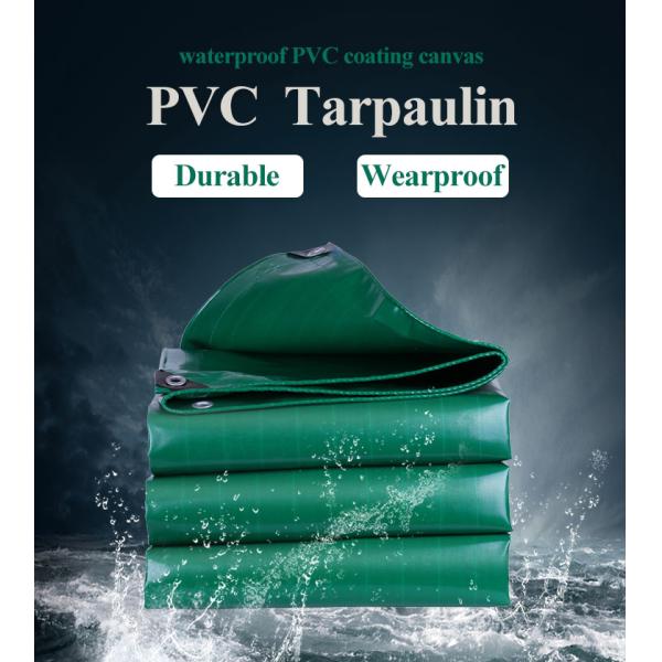 Waterproof Coated Canvas Tarpaulin Pvc Coated Polyester Fabric Tear-Resistant