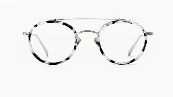 Round retro style Optical Frame for Men Women Titanium Unisex Eyeglass Inlay Acetate rim combiantion Fashion Accessories