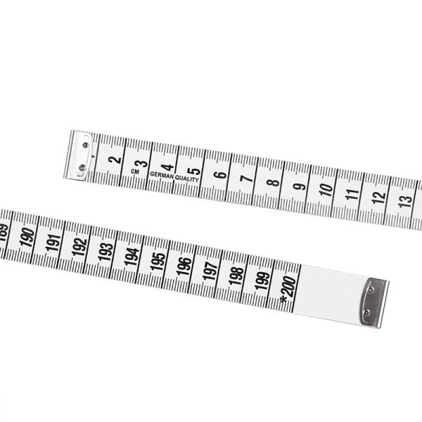 Wintape 80 pouces et 200 cm Tape de mesure en tissu polyfibre douce pour le tissage de tissu et la perte de poids Mesure du corps médical