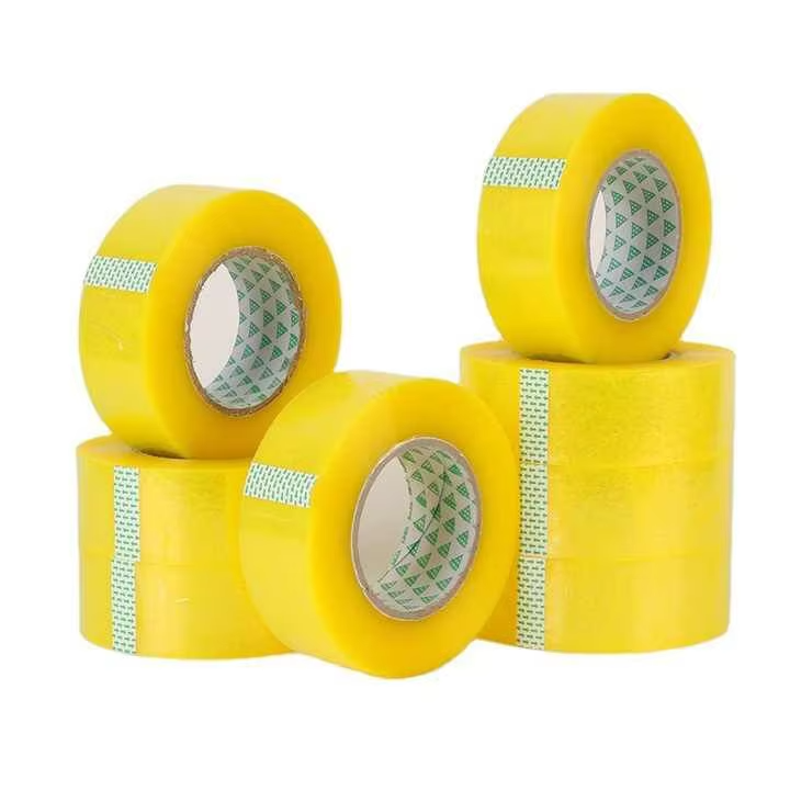 Factory Sales Jumbo Roll BOPP Adhesive Tape Single Sided Acrylic Hot Melt Pressure Sensitive Heat-Resistant for Carton Sealing
