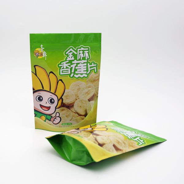 Eco-Friendly Stand Up Bags For Dried Fruits Packaging With Oxygen-Barrier And Full-Color Printing.