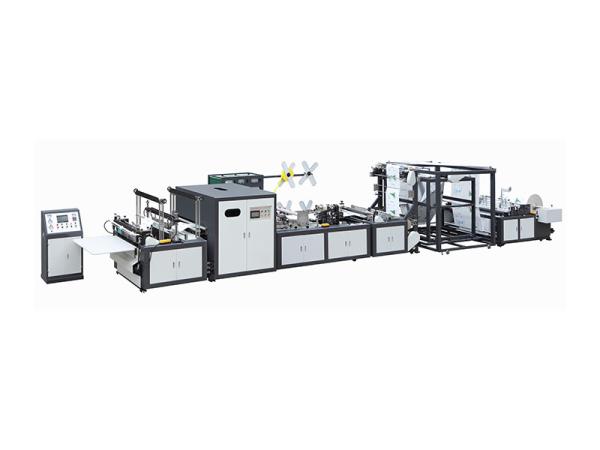 Eco Friendly Non Woven Box Bag Making Machine With PLC Touch Screen Control