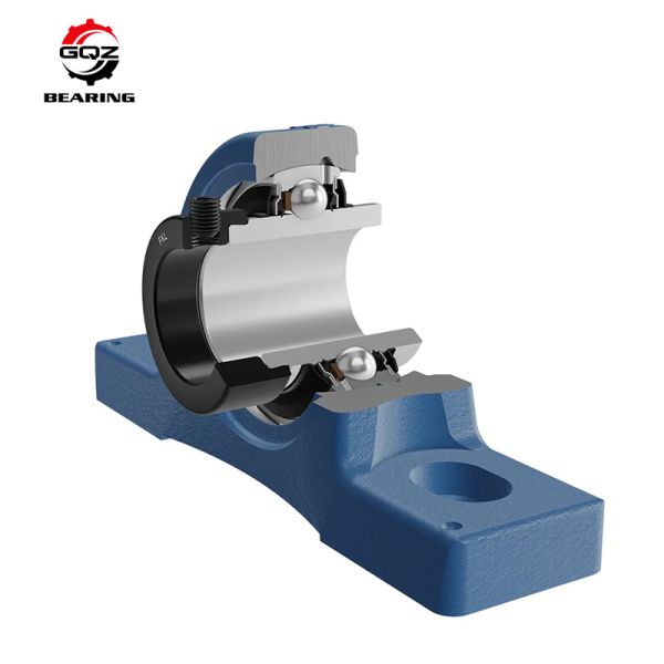 High-Durability SN Bearing Base LYS 215 2F 75mm Shaft Heavy-Duty Cast Iron Split