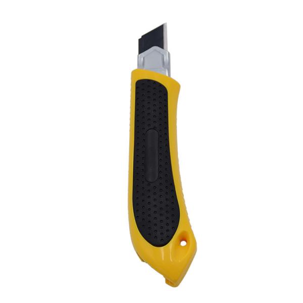 Plastic cutter knife,cutter knife 18mm,auto knife of 18mm ABS+TPR auto-lock utility knife