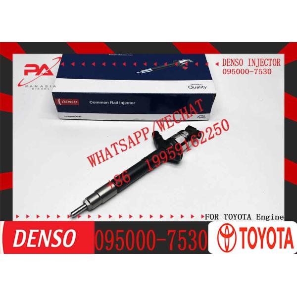  095000-7530 Genuine Diesel Common Rail Injector 0950007530 095000 7530 for toyota landcruiser 200 V8 1VD-FTV 4.5L