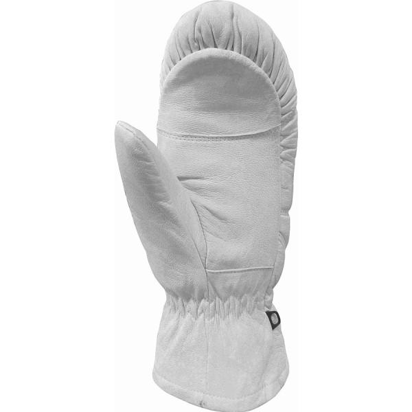 Estilo de couro dos mitenes do Skateboarding das mulheres de Shell Ski Gloves For Men For da cabra branca