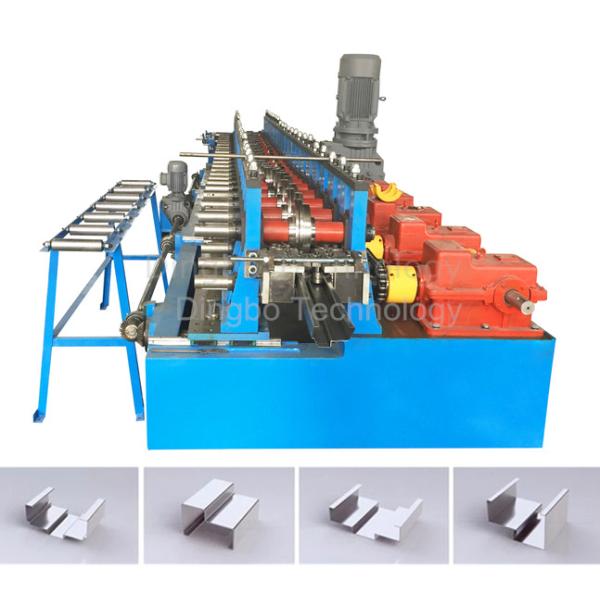 Hydraulic Post Cutting PPGI Steel Door Frame Manufacturing Machines Multi Model