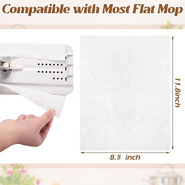 100 Count Extra Thick Disposable Mop Pads Dry Sweeping Pad Customized