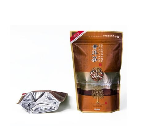 Aluminum Foil k Stand Up Pouch Own Logo Print Customized Resealable Plastic Bags For Tea Packaging