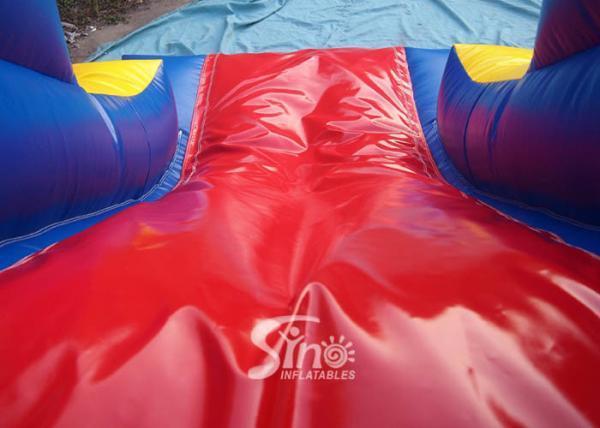 Commercial grade inflatable bouncy castle with slide for outdoor kids party