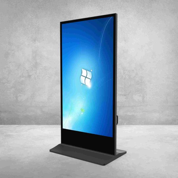75 Inch Floor Standing Digital Signage Android OS with CMS
