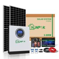 Sistema de casa 30KW da energia solar do sistema dos painéis solares do conjunto completo 10Kw 15Kw 20KW