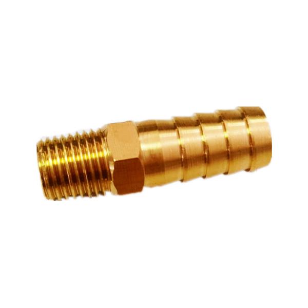Male 1/2 Inch NPT X 1/2 Brass Tube Fitting Brass Hose Barb