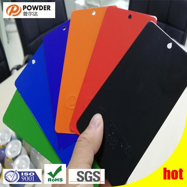 Super Shine Epoxy Polyester Powder Coating , High Gloss Powder Coat