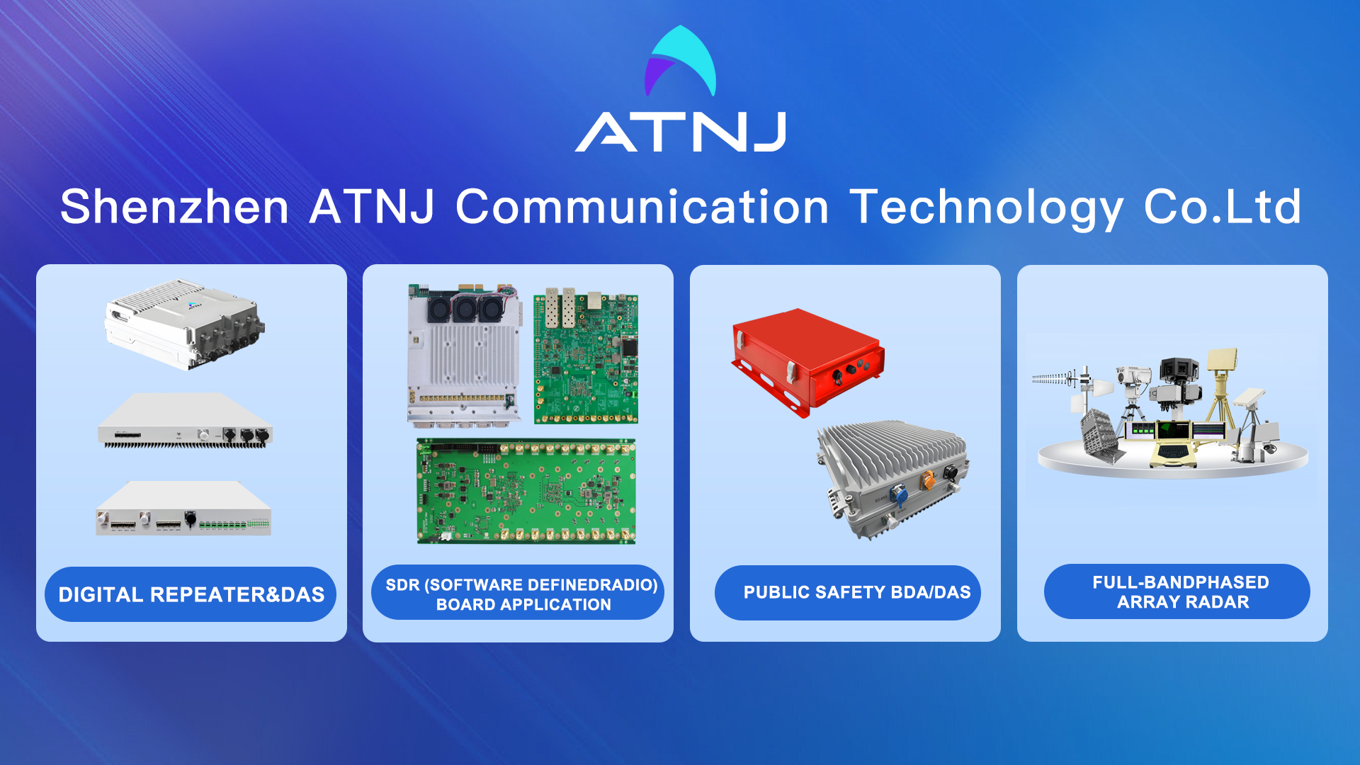 ATNJ 2G 4G 1800MHz Mobile Signal Booster 80dB High Gain For Large Coverage