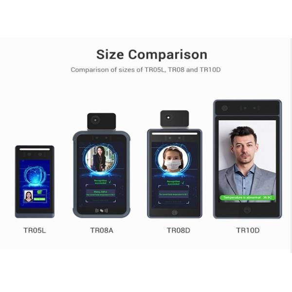 Приборы распознавания лиц поддержки SDK 5" 8" 10" посещаемость времени и система