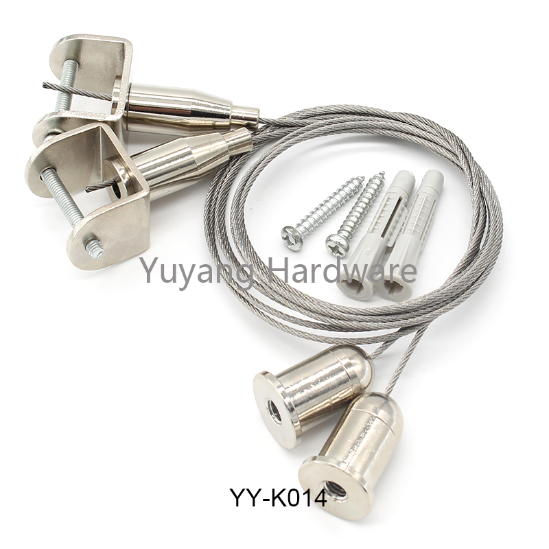 Factory Supply High Quality  Wire Clamp Hanging Fixed Wire Suspension Hanging  Kit