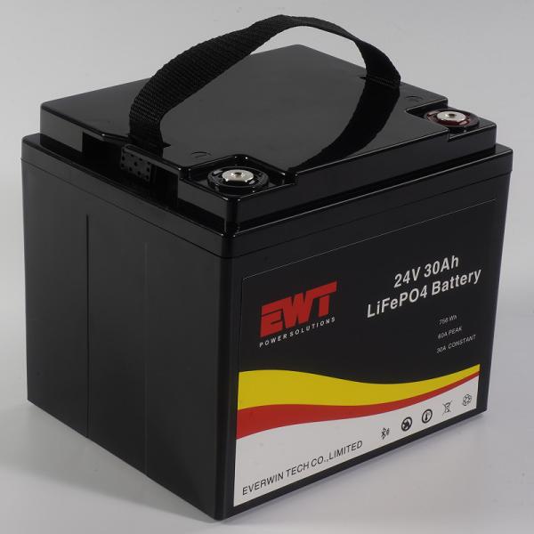 Fabricação de bateria Li-Fepo4 24V 30AH para robô de inspeção de drenagem de tubulação
