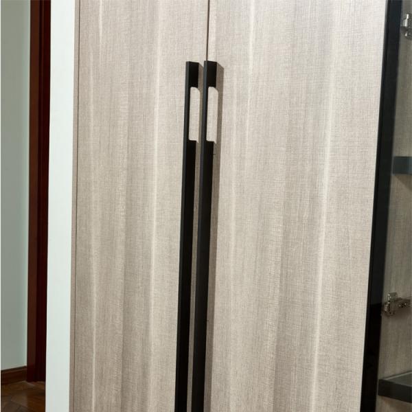 Do armário de vidro de superfície da porta E0E1 do PVC grupo interno da mobília para o quarto