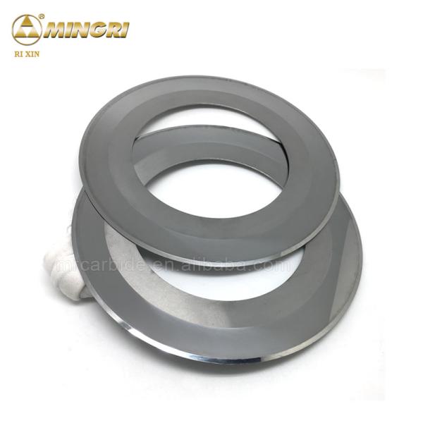 200 X 122 X 1.3 Cemented Carbide Disc Cutter Slitter Knives For Corrugated Paper