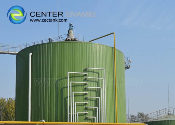 Tanque de digestor anaeróbico de aço revestido de vidro para o projeto de biogassas agrícolas