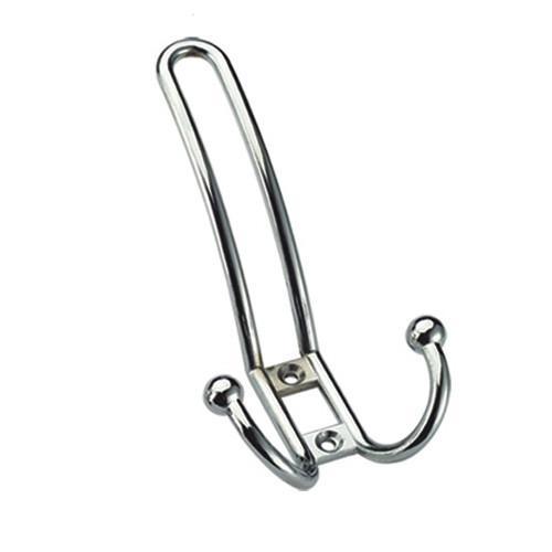 furniture hardware Clothes Hanger Hooks chrome finished zinc alloy metal coat clothes hooks