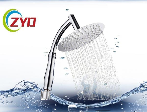 15CM Scald Proof Hand Shower Head Skid Resistant Handle Pressure Sprinkler