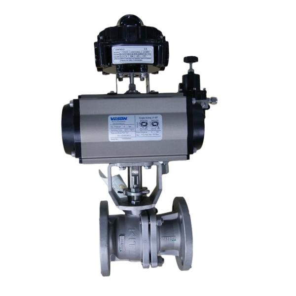 Pneumatic Ball Valve with ASME B16.34 Standard, ISO5211 Mounting, and 1 Million Cycles for Industrial Usage