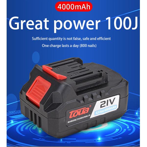 Industrial Grade Cordless Powder Actuated Nail Gun With 30 Capacity Lithium Battery