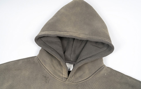 Men’s Washed Paint-Splatter Hoodie 350-400G Oversized Streetwear Casual Pullover Sweatshirt