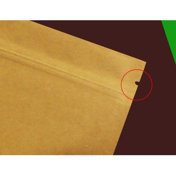 Food Packaging  Stand up Bag Kraft Brown Paper Zipper bags with Window