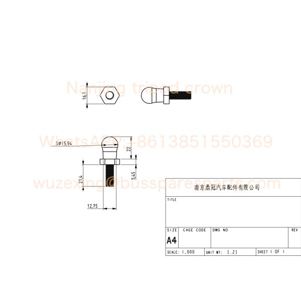 Universal Bus Parts Seat Fastening Hardware For Bus Truck & Modified Vehicles