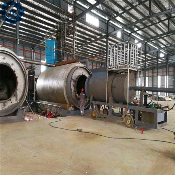 15Ton Waste Plastic Used Tyre Rubbers Pyrolysis To Fuel Oil Plant For Waste Recycling