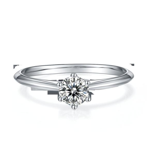 9K с кольцом серебра отрезало ювелирные изделия свадьбы белого диаманта Moissanite минималистские